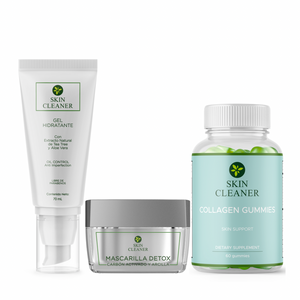 KITX3 Mascarilla Detox + Gel Hidratante + Gummies De Colageno