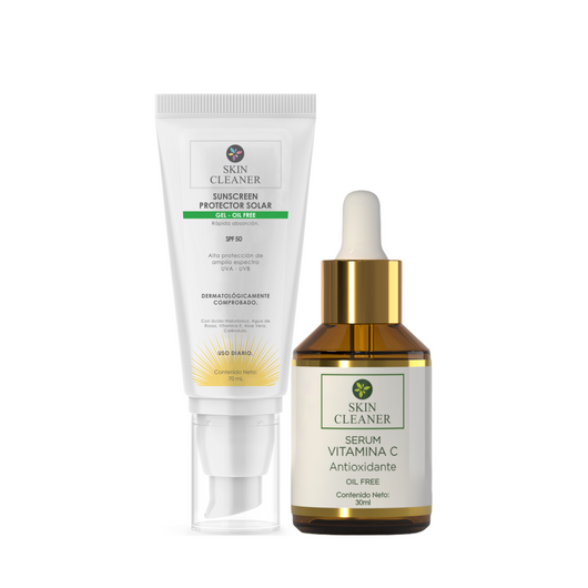 KITX2 Serum Vit C + Protector Solar En Gel SPF50+