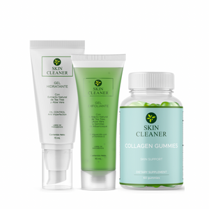 KITX3 Gel Exfoliante + Gel Hidratante + Gummies De Colageno