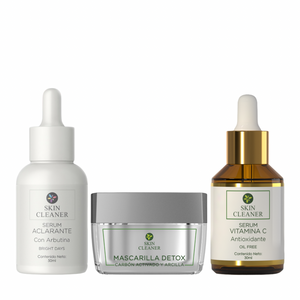 KITX3 Mascarilla Detox + Serum Despigmentante + Serum De Vit C