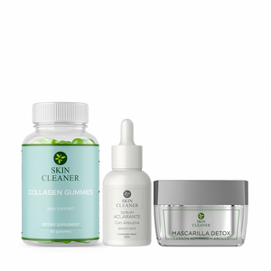 KITX3 Mascarilla Detox + Serum Despigmentante + Gummies De Colageno