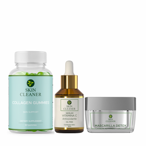 KITX3 Mascarilla Detox + Serum De Vit C + Gummies De Colageno