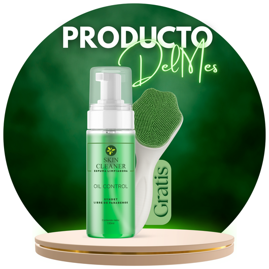 SKIN CLEANER OIL CONTROL ESPUMA LIMPIADORA + CEPILLO FACIAL GRATIS