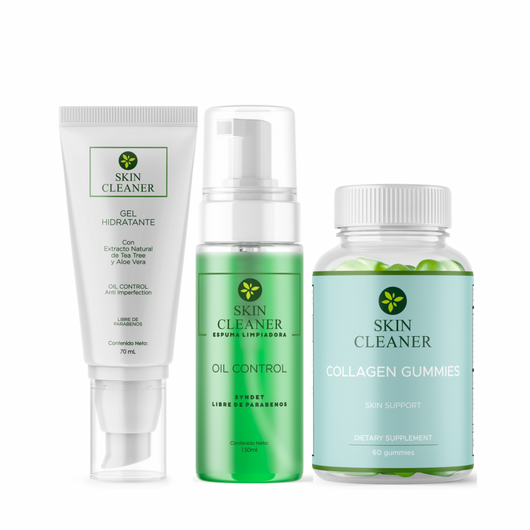 KITX3 Espuma Limpiadora + Gel Hidratante + Gummies De Colageno