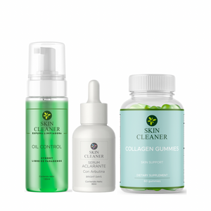 KITX3 Espuma Limpiadora + Serum Despigmentante + Gummies De Colageno