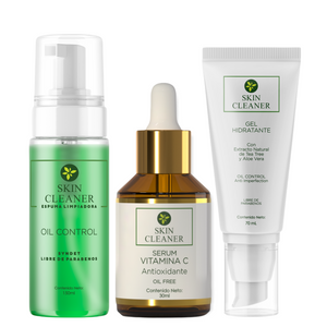 KITX3 Espuma Limpiadora + Serum De Vit C + Gel Hidratante